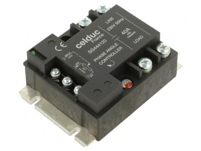 Releu semiconductor 1-fazat 40A 115&amp;divide;265VAC 0&amp;divide;5VDC foto