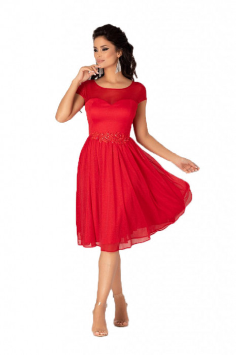 Rochie Eleganta Pure Red (Marime: RO/52)