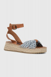 Pepe Jeans sandale PLS90674 femei, cu platforma, KATE THELMA