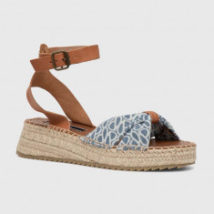 Pepe Jeans sandale PLS90674 femei, cu platforma, KATE THELMA