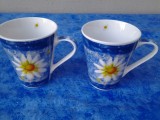 Camomile, set 2 cani cesti cafea si ceai de portelan, 250 ml