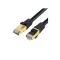 Patchcord SFTP RJ45-RJ45 Cat.7, LSZH, 5m, negru - EMTEX &quot;SFTP-7-5-BK-LSZH-EMT&quot; (timbru verde 0.08 lei)