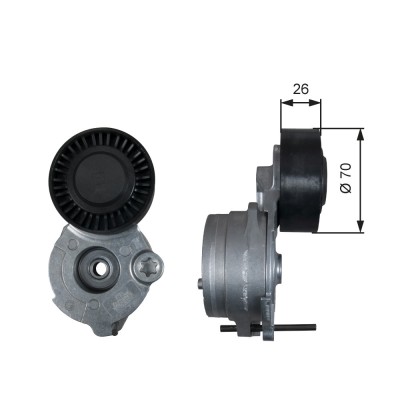 GATES T39333 DriveAlign&amp;reg; Intinzator curea, curea distributie foto