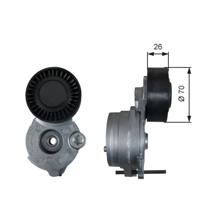 GATES T39333 DriveAlign&reg; Intinzator curea, curea distributie