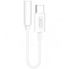 Adaptor Audio USB Type-C la 3.5 mm XO Design NB161, 0.1 m, Alb