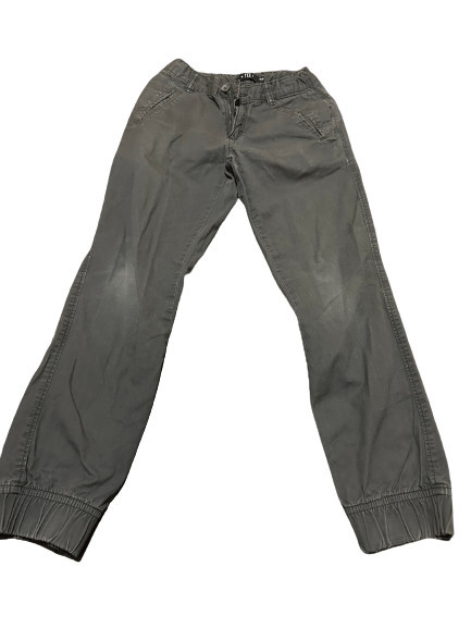 Pantaloni lungi , culoarea gri , 9-10 ani