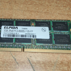 Ram Laptop Elpida 2GB PC3-8500S EBJ21UE8BAU0-AE-E