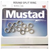 Inel Mustad D=6.7mm/24Kg/10Buc/Plic
