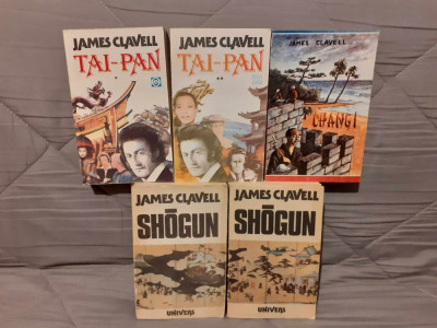 SHOGUN/TAI PAN/CHANGI-JAMES CLAVELL (5 VOL) foto