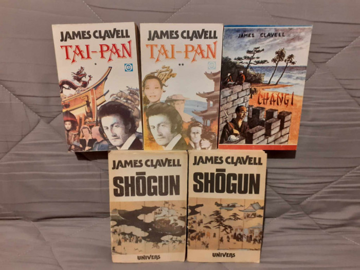 SHOGUN/TAI PAN/CHANGI-JAMES CLAVELL (5 VOL)