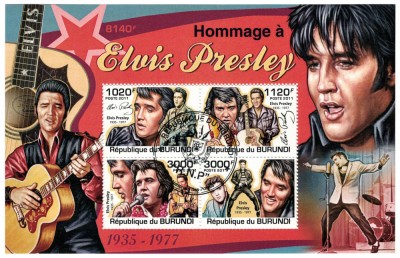 BURUNDI 2011 - Elvis Presley / colita foto
