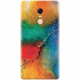 Husa silicon pentru Xiaomi Remdi Note 4X, Colorful Wall Paint Texture