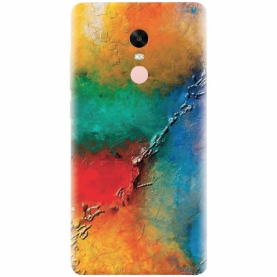Husa silicon pentru Xiaomi Remdi Note 4X, Colorful Wall Paint Texture foto