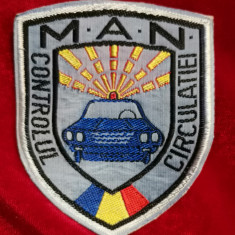 Emblema MAN Controlul circulației Patch ecuson armata