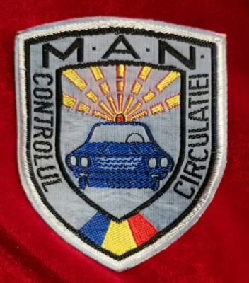 Emblema MAN Controlul circulației Patch ecuson armata foto