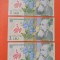 Bancnota 1 leu 2005(2005) + 1 leu 2005(2006) UNC + 1 leu 2005(2007) UNC ++