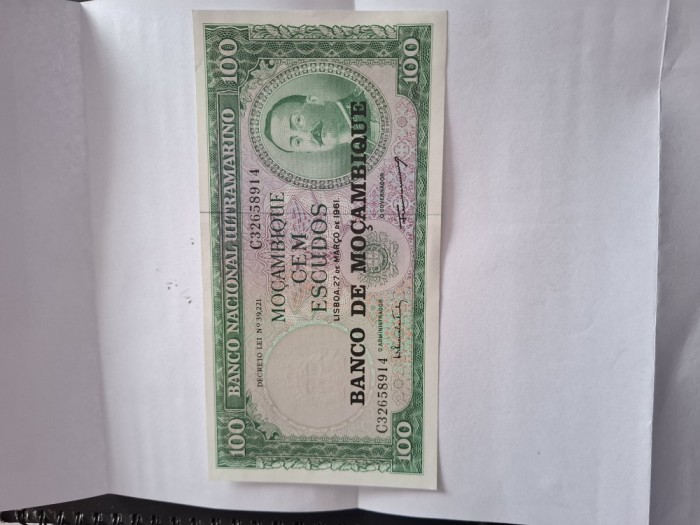 100 escudos 1961 unc