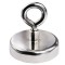 Magnet fishing puternic neodim D75mm cu carlig inelar forta 140kg
