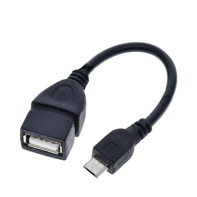Cablu adaptor USB la MicroUSB tată-mamă foto