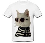 Cumpara ieftin Tricou &quot; The cat wears cool glasses &quot;