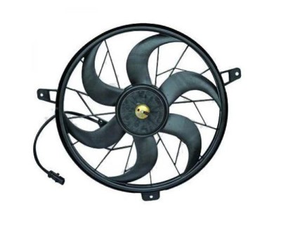 GMV radiator electroventilator Jeep Grand Cherokee, 06.2003-05.2005, motor 4.0 i, benzina, cutie manuala/automata, cu AC, 250 W; 468 mm; 3 pini foto