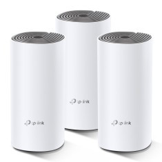MESH TP-LINK, wireless, router AC1200, pt interior, 1200 Mbps, port LAN, WAN, 2.4 GHz | 5 GHz, antena interna x 2, standard 802.11ac, &amp;quot;Deco E4(3-pack) foto