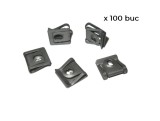 Clema metalica fixare scut motor Audi 100 (C4), A4 (B5), A4 (B6), A4 (B7), A6 (C4), A6 (C5), A6 (C6), A8 (D2), A8 (D3); Opel Astra J, Astra K, Insign