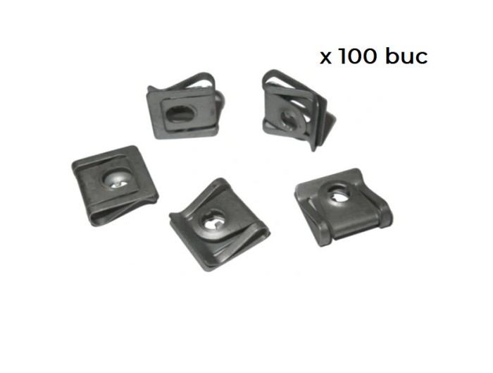 Clema metalica fixare scut motor Audi 100 (C4), A4 (B5), A4 (B6), A4 (B7), A6 (C4), A6 (C5), A6 (C6), A8 (D2), A8 (D3); Opel Astra J, Astra K, Insign