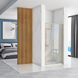 Paravan de dus REA Rapid Slide 120 Gold Brush