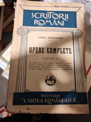 Vasile Alecsandri - Opere complete (Teatru II) foto