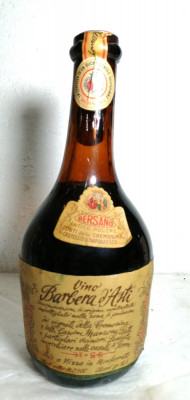 RARITATE 91 vin rosu BARBERA D&amp;#039;ASTI, DOC recoltare 1973 cl 50 gr 12,5 foto