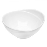 Bol Porțelan, Model Cu Dungă, Alb, Capacitate 160ml, Oem