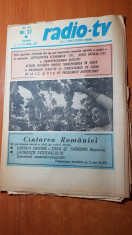 revista radio-tv saptamana 6-12 septembrie 1981 foto