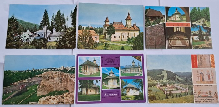 Judet Suceava, Lot 6 carti postale