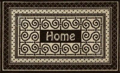 Covoras Intrare Tip Iuta, Model Natura Home 996-91, Marime 40 x 60 cm, Maro, Antialergic, Polipropilena foto