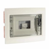 Tablou electric Gewiss, montaj incastrat, 8 module, IP40