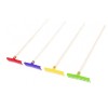 Grebla de jucarie, maner din lemn, 67x21x7 cm, culori diverse, Oem