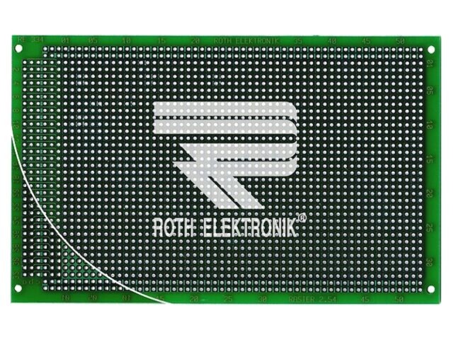Placă universală două feţe ROTH ELEKTRONIK GMBH 100mm x 160mm