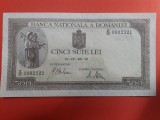 Bancnota 500 Lei 1942, aUNC+++ -&gt; UNC, Romania, Pick #51, Z/10 0902521