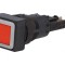 Comutator Apăsare 16mm Roșu cu Bec