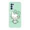 Husa compatibila cu Oppo A72, Viceversa, model Green lady hello kitty, Silicon, TPU