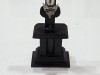 Crucifix vintage negru din lemn si metal