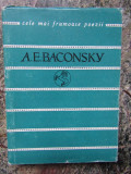 A. E. BACONSKY - VERSURI ( CELE MAI FRUMOASE POEZII )