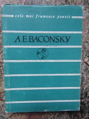 A. E. BACONSKY - VERSURI ( CELE MAI FRUMOASE POEZII ) foto