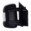 Oglinda exterioara Citroen Jumper, Fiat Ducato (250), Peugeot Boxer, 09.2006-prezent, Stanga, Crom, manuala, Fara incalzire, carcasa neagra, Convex,