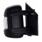 Oglinda exterioara Citroen Jumper, Fiat Ducato (250), Peugeot Boxer, 09.2006-prezent, Stanga, Crom, manuala, Fara incalzire, carcasa neagra, Convex,