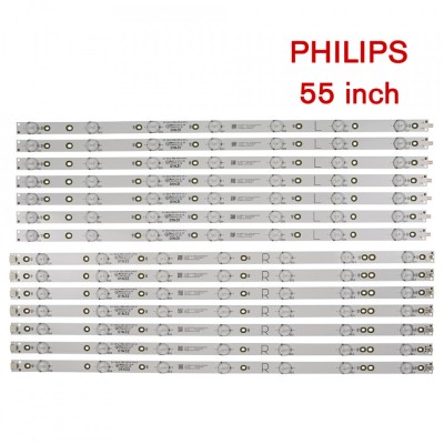 Barete led Philips 55&amp;quot; 55PUS6501 LB55072 GJ-2K16-550-D714-V4-R L , 14baretex7led foto