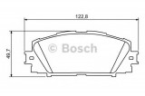 Set placute frana,frana disc TOYOTA YARIS (P13) (2010 - 2016) BOSCH 0 986 494 198