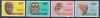 DB1 Fauna Maimute 1987 Surinam 4 v. MNH, Nestampilat