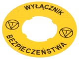 Etichetă Galbenă 22mm x 60mm PVC